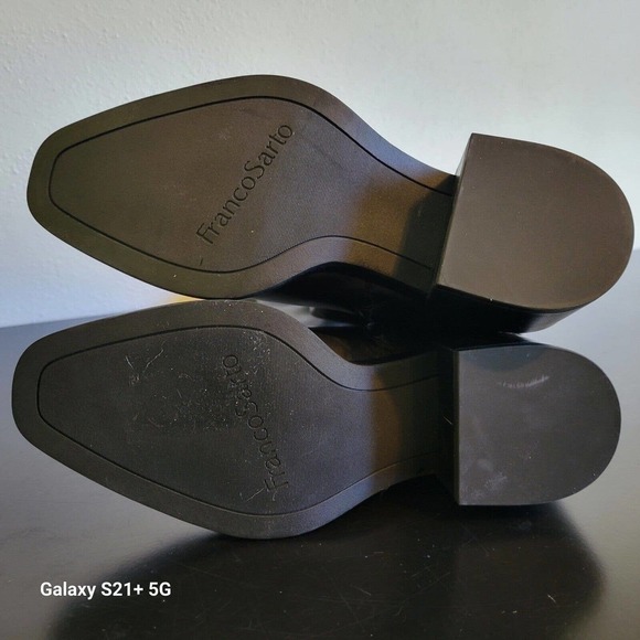 Franco Sarto Black Knee High Boots - Wide Calf - Picture 13 of 16